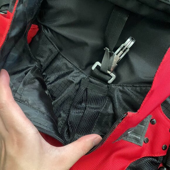 Rare Vintage 2000 Oakley Factory Pilot Utility Bag Red Collectible Backpack - Picture 14 of 16